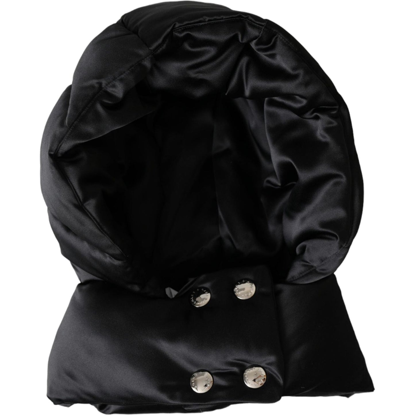 Dolce & Gabbana Black Polyester Whole Head Wrap Hat Dolce & Gabbana