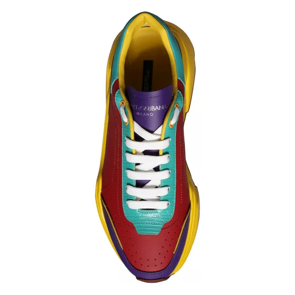 Dolce & Gabbana Multicolor Daymaster Low Top Sneakers Shoes Dolce & Gabbana