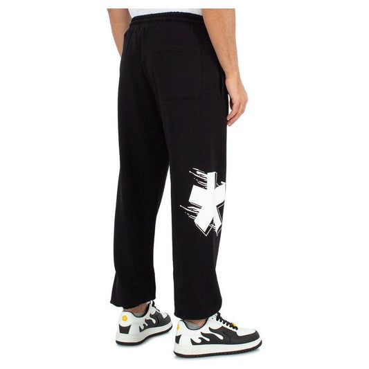 Comme Des Fuckdown Black Cotton Men Sweatpant Comme Des Fuckdown