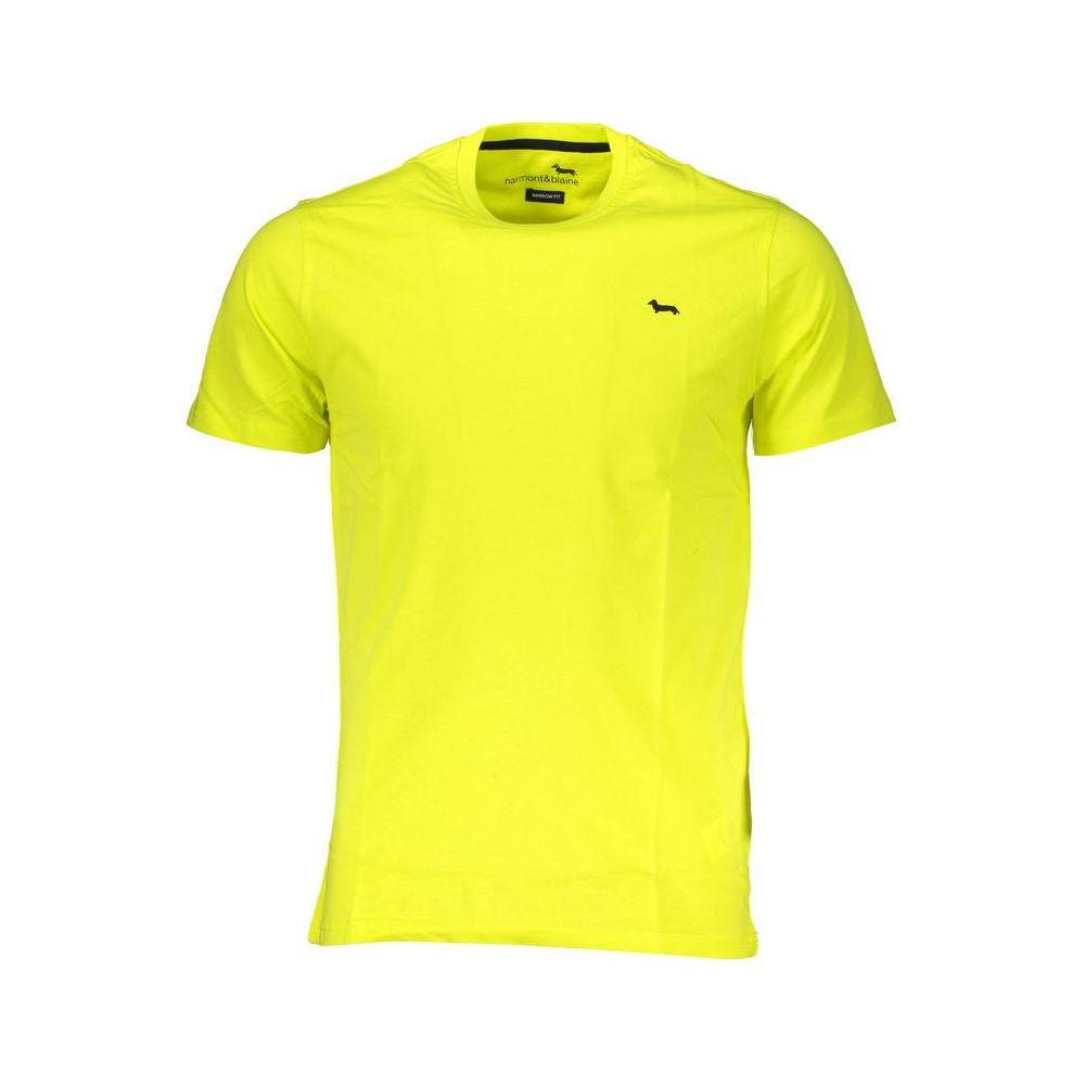 Harmont & Blaine Yellow Cotton T-Shirt Harmont & Blaine