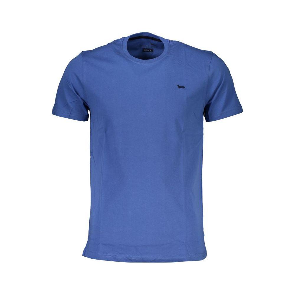 Harmont & Blaine Blue Cotton T-Shirt Harmont & Blaine