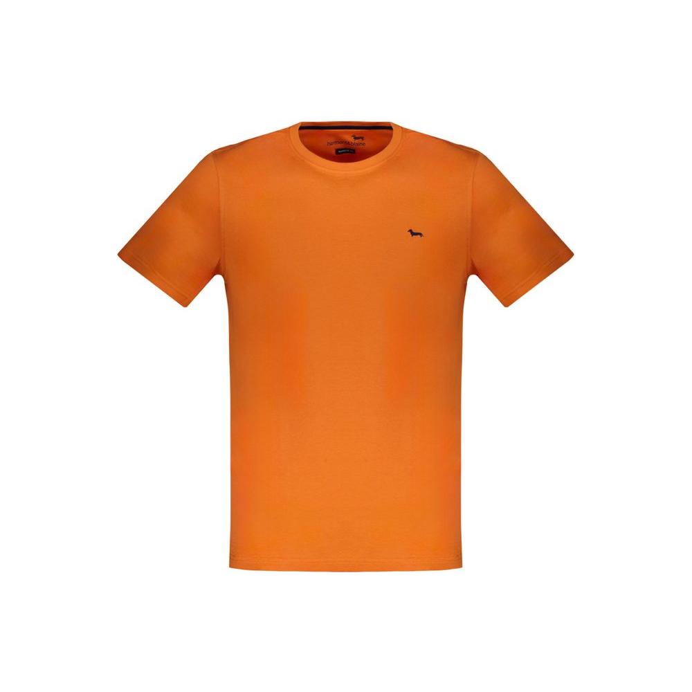 Harmont & Blaine Orange Cotton T-Shirt Harmont & Blaine