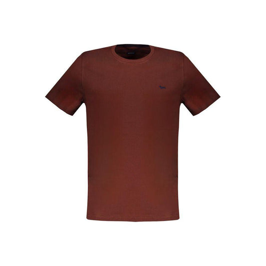 Harmont & Blaine Brown Cotton T-Shirt Harmont & Blaine