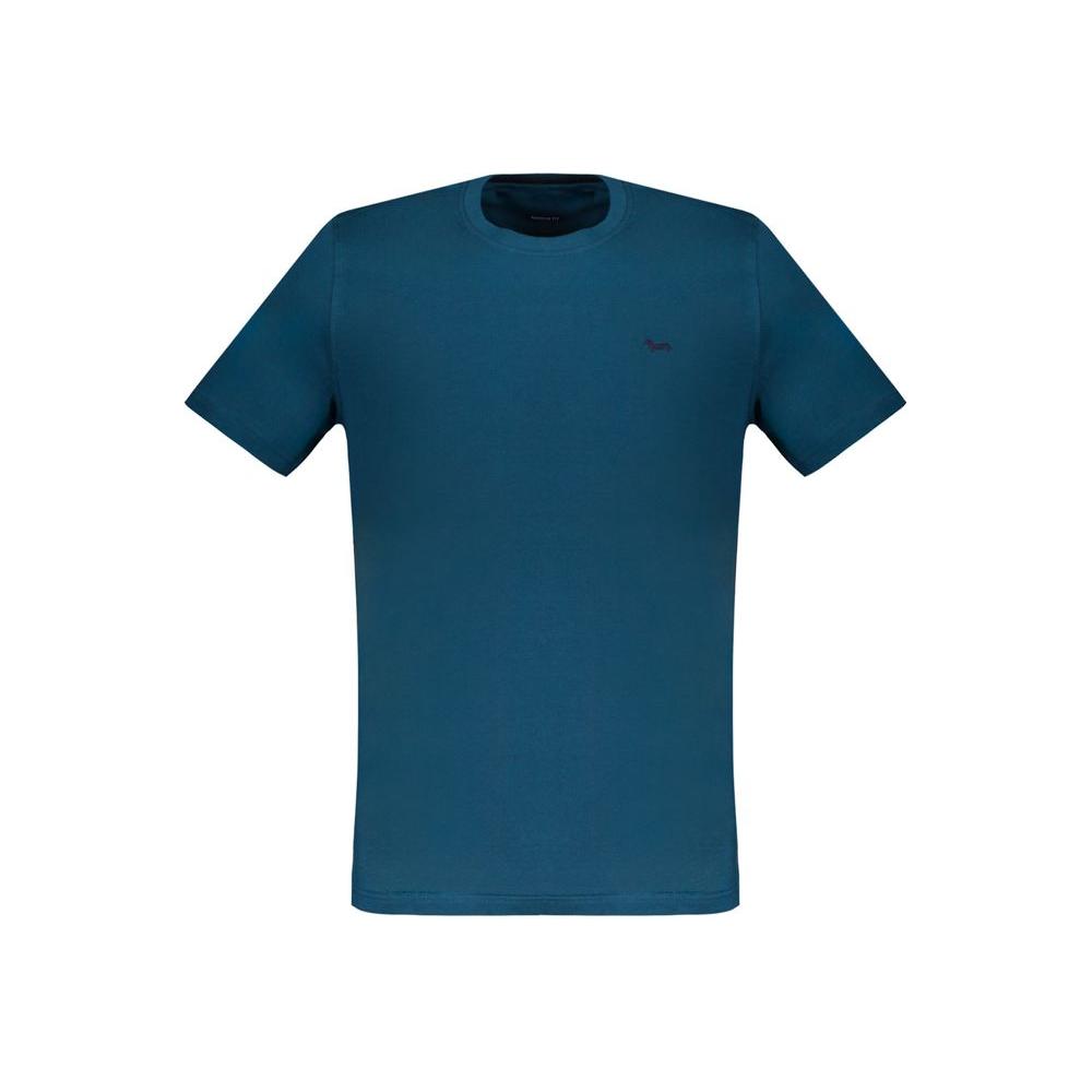 Harmont & Blaine Blue Cotton T-Shirt Harmont & Blaine