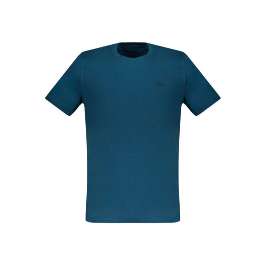 Harmont & Blaine Blue Cotton T-Shirt Harmont & Blaine