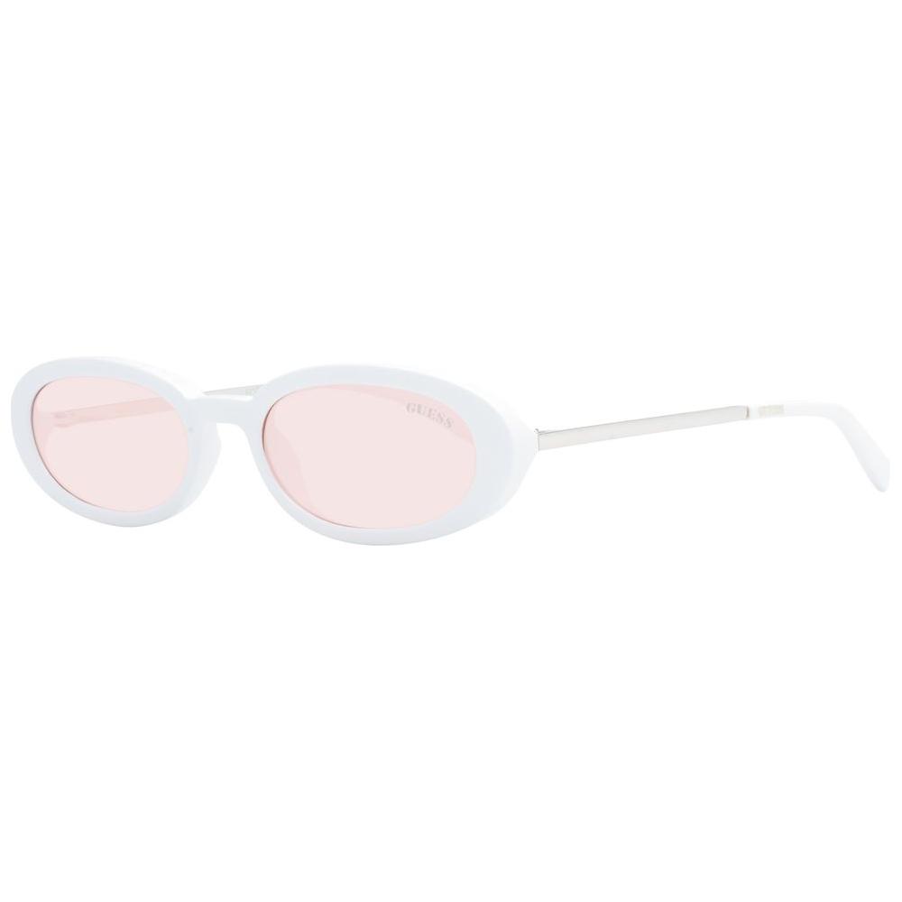 Guess White Unisex Sunglasses