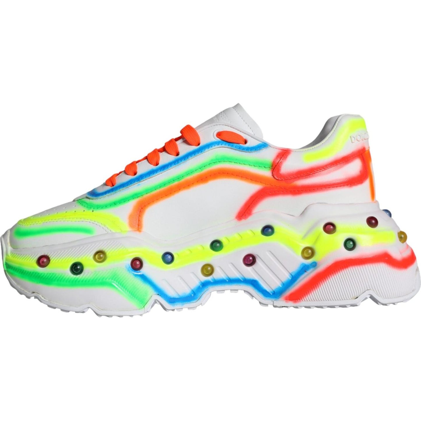 Dolce & Gabbana Multicolor Daymaster LED Lighted Sneaker Shoes Dolce & Gabbana