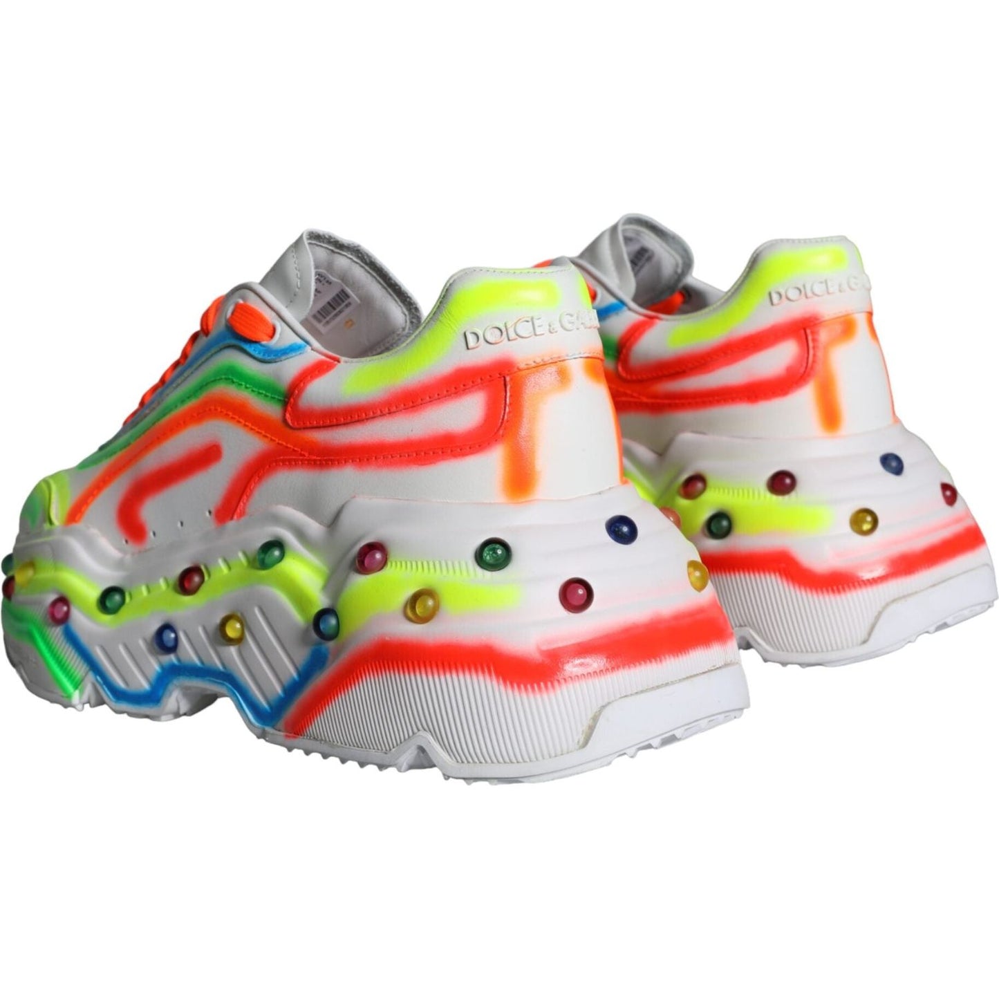 Dolce & Gabbana Multicolor Daymaster LED Lighted Sneaker Shoes Dolce & Gabbana