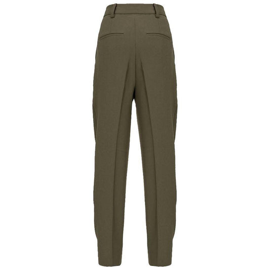 PINKO Green Polyester Jeans & Pant PINKO