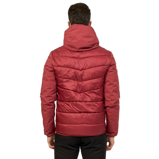 Yes Zee Red Nylon Jacket Yes Zee