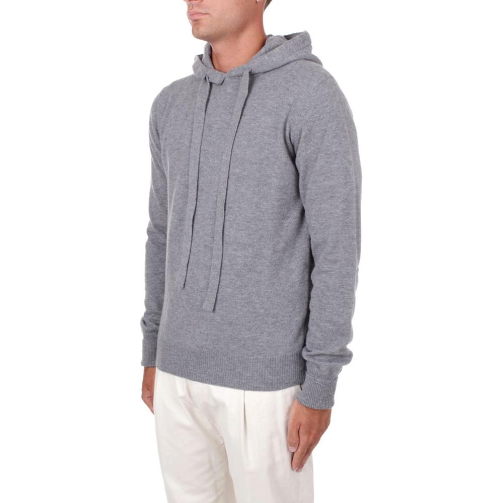 Alpha Studio Gray Wool Vergine Sweater Alpha Studio