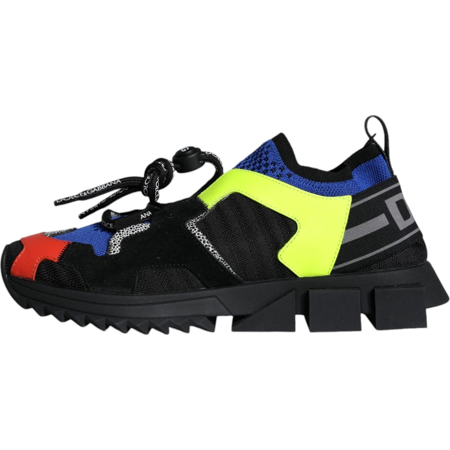 Dolce & Gabbana Multicolor Mesh Sorrento Trekking Sneakers Shoes Dolce & Gabbana