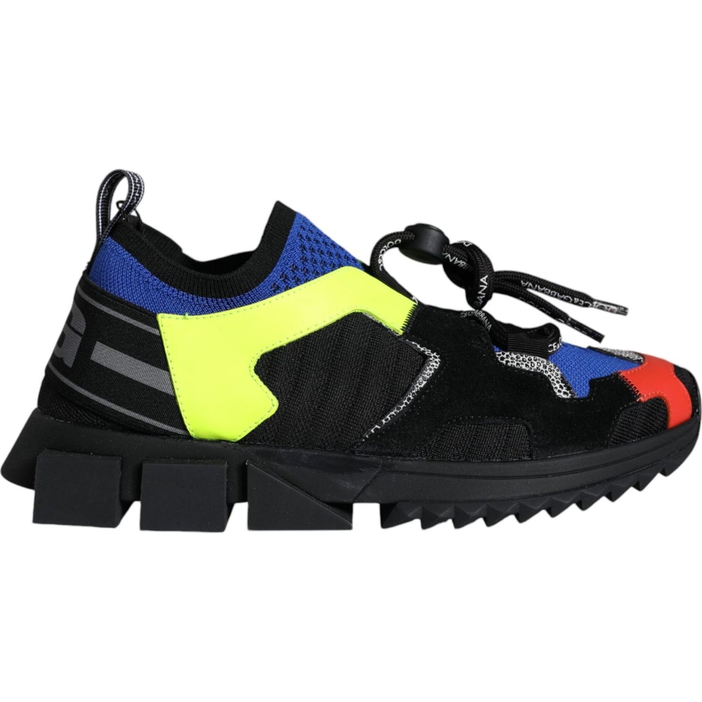 Dolce & Gabbana Multicolor Mesh Sorrento Trekking Sneakers Shoes Dolce & Gabbana