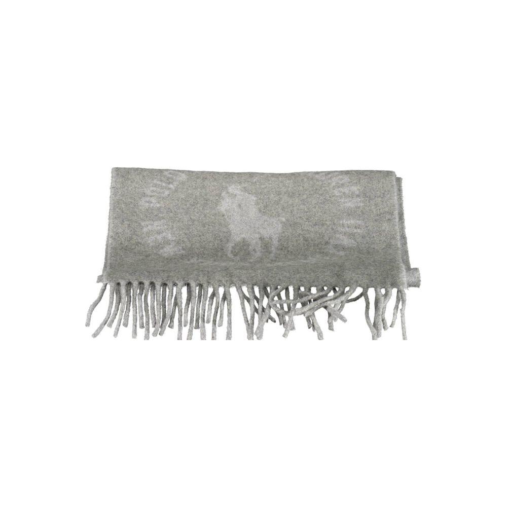 Ralph Lauren Gray Nylon Scarf Ralph Lauren