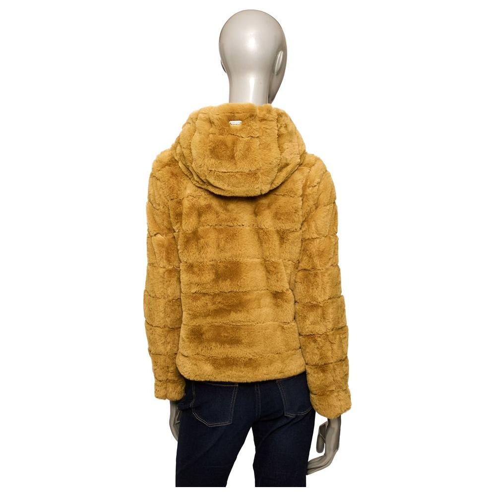 Baldinini Trend Yellow Polyester Women Jacket Baldinini Trend