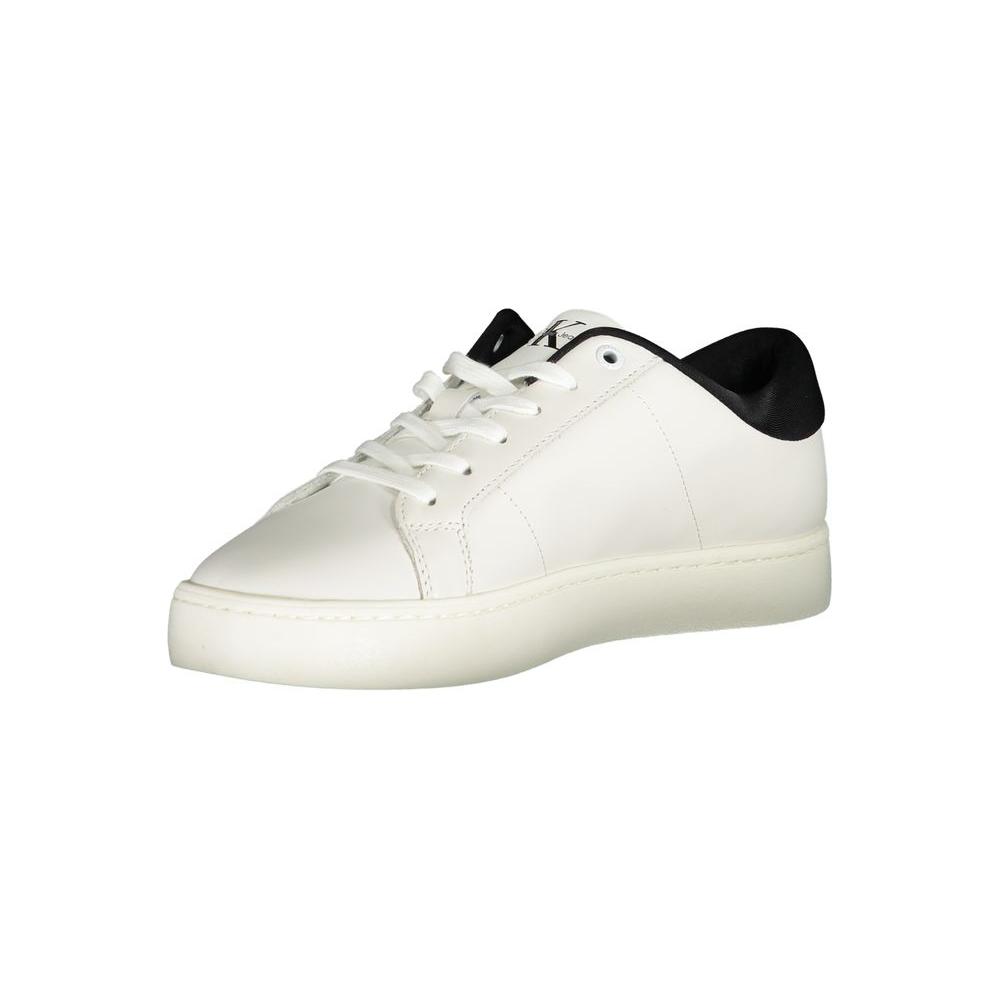 Calvin Klein White Polyester Sneaker Calvin Klein