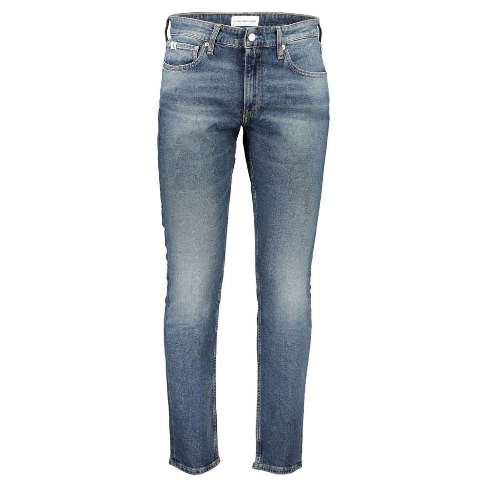 Calvin Klein Blue Cotton Jeans & Pant Calvin Klein