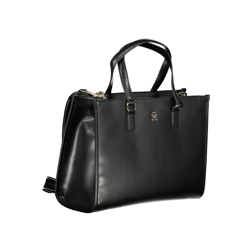 Tommy Hilfiger Black Polyethylene Handbag Tommy Hilfiger