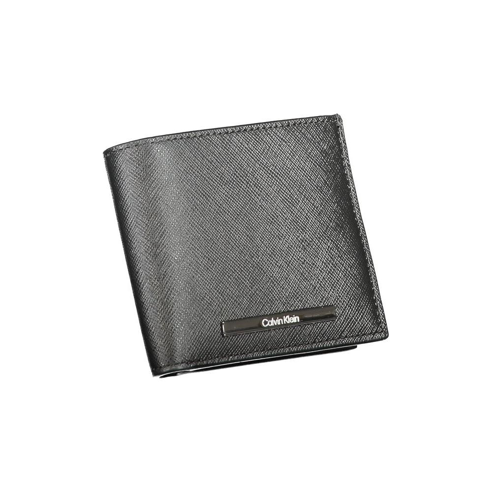 Calvin Klein Black Leather Wallet Calvin Klein