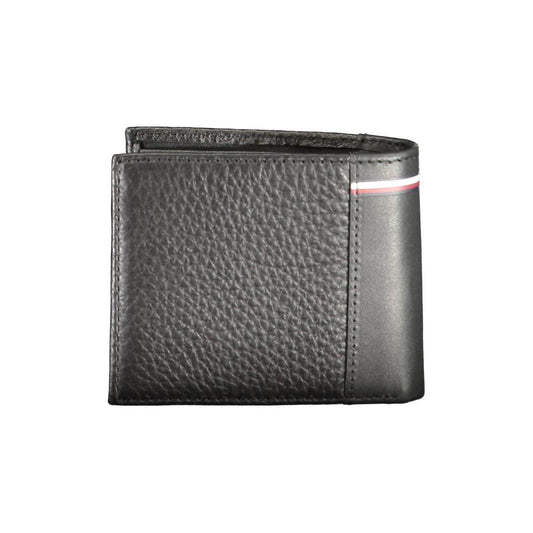 Tommy Hilfiger Black Leather Wallet Tommy Hilfiger