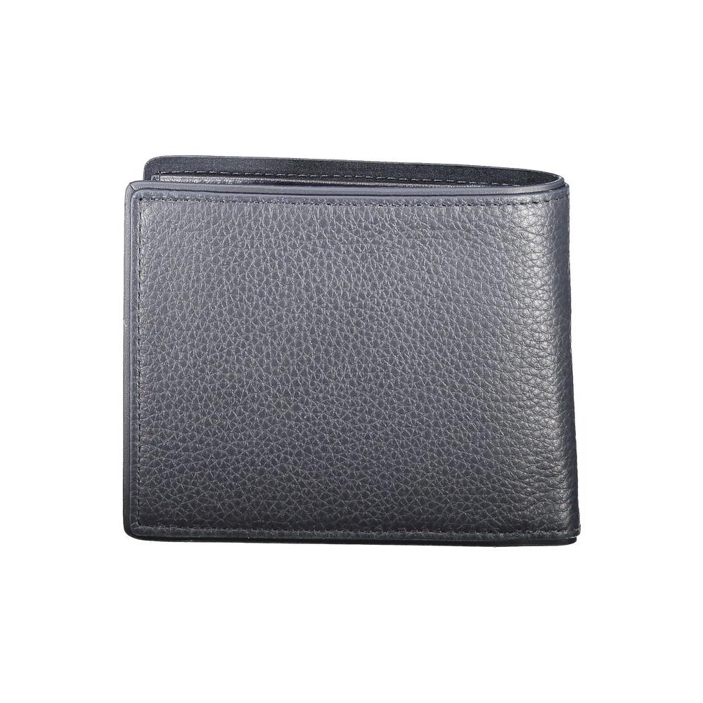 Tommy Hilfiger Blue Leather Wallet Tommy Hilfiger