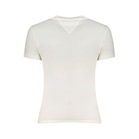 Tommy Hilfiger White Cotton Tops & T-Shirt Tommy Hilfiger