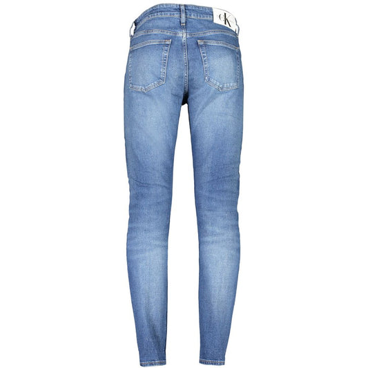 Calvin Klein Blue Cotton Jeans & Pant Calvin Klein