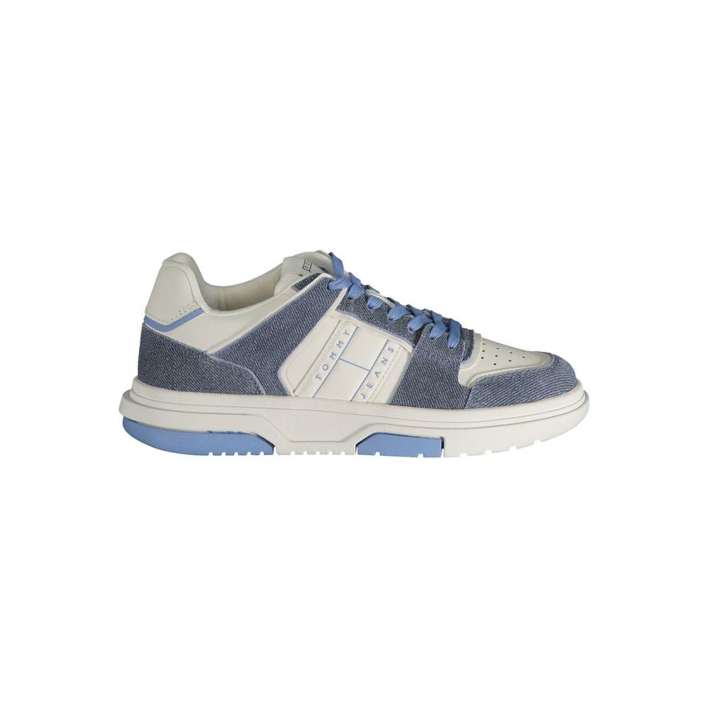 Tommy Hilfiger Light Blue Polyester Sneaker Tommy Hilfiger