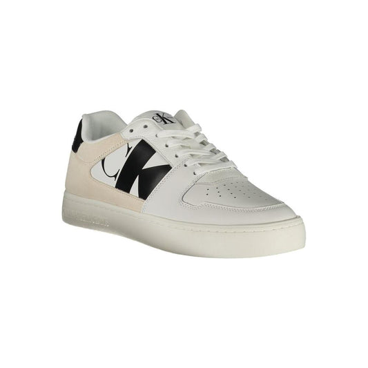 Calvin Klein White Polyester Sneaker Calvin Klein