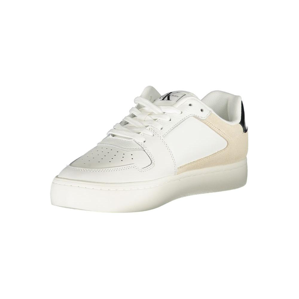 Calvin Klein White Polyester Sneaker Calvin Klein