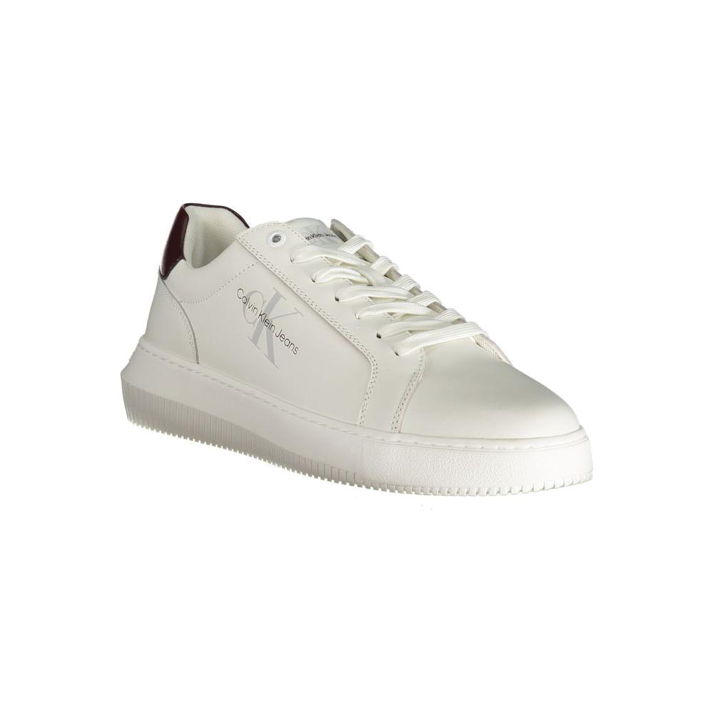 Calvin Klein White Polyester Sneaker Calvin Klein