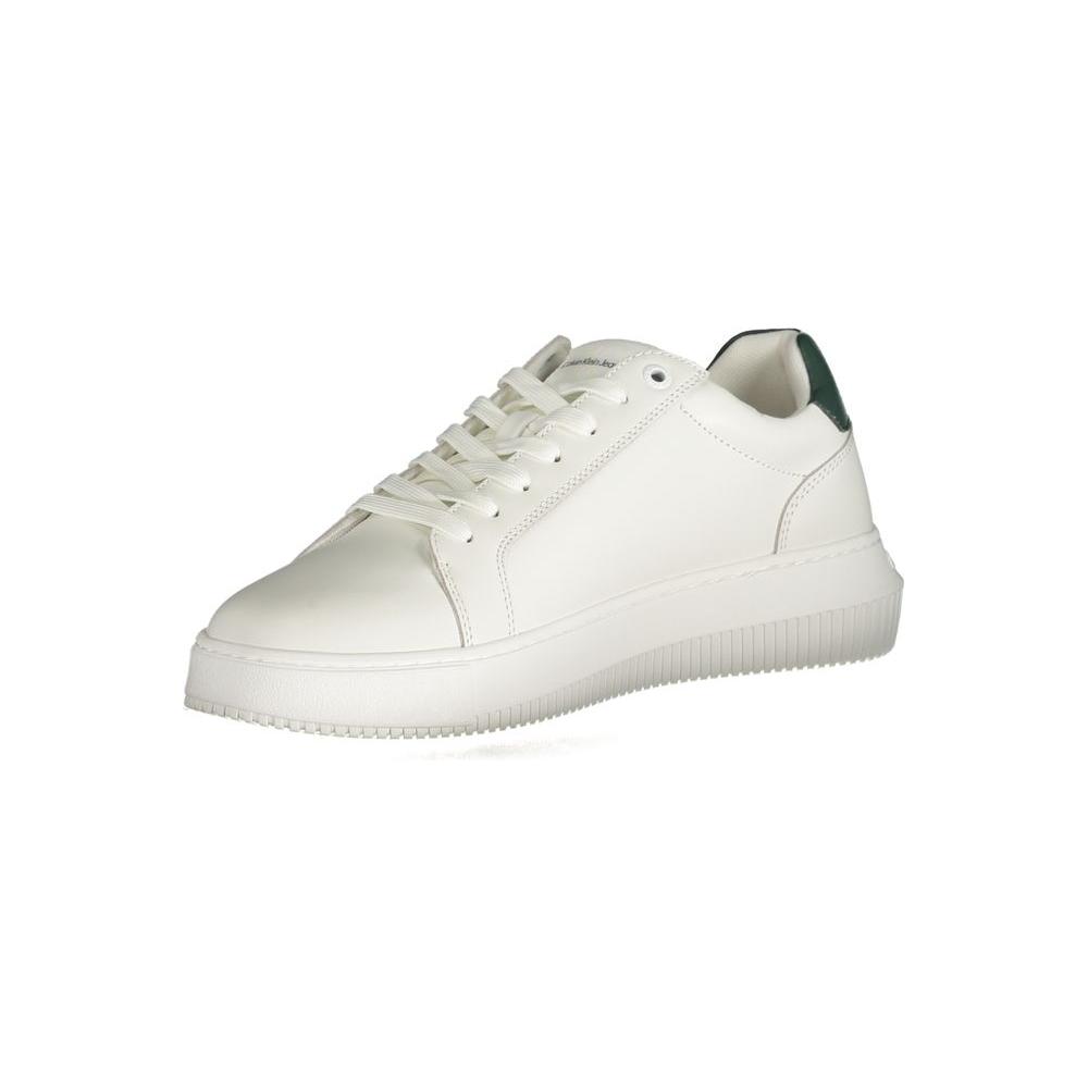 Calvin Klein White Polyester Sneaker Calvin Klein