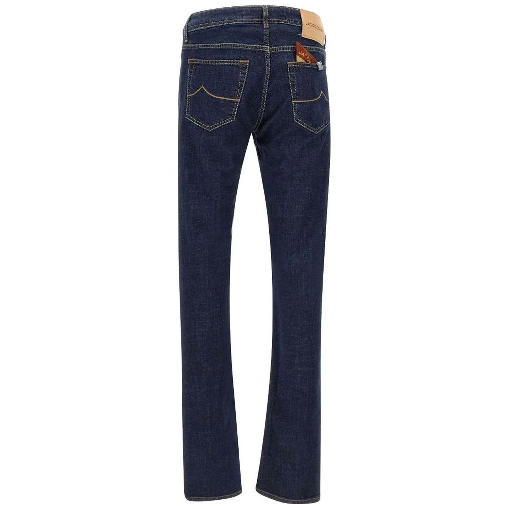 Jacob Cohen Blue Cotton Jeans & Pant Jacob Cohen