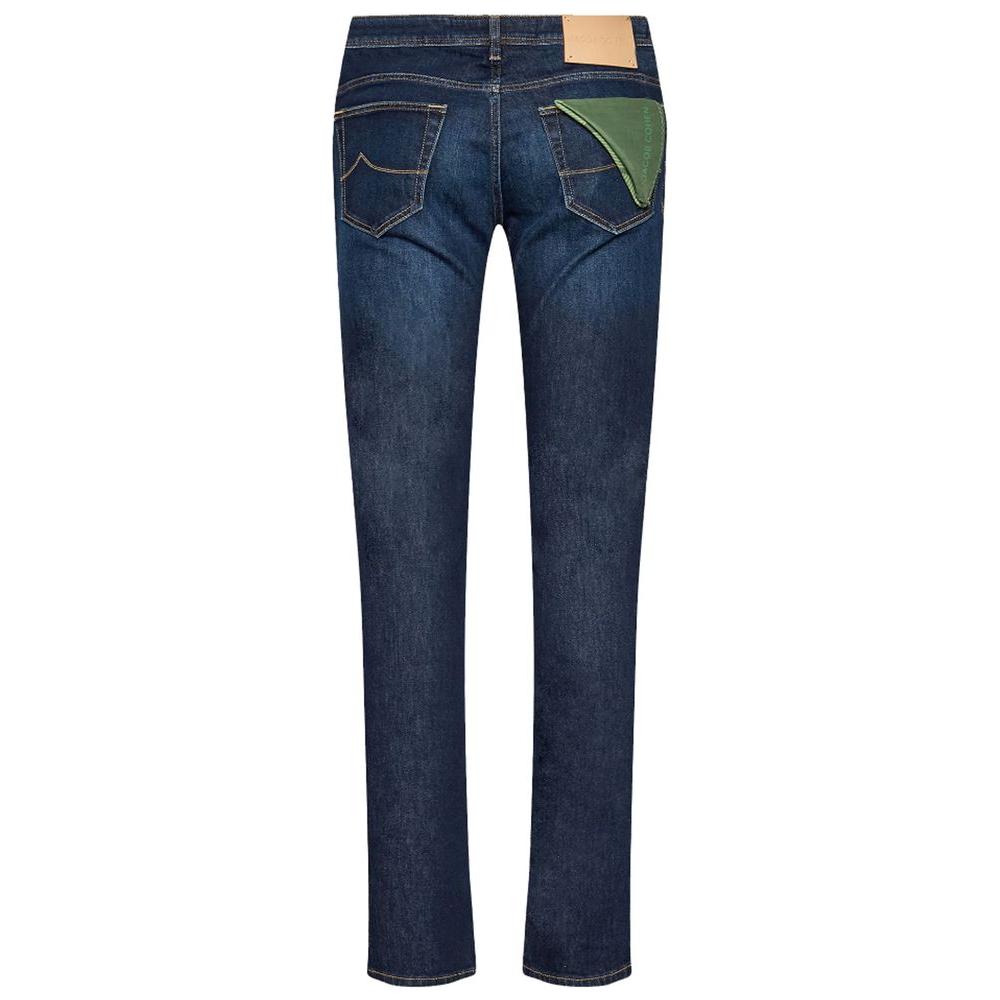 Jacob Cohen Blue Cotton Jeans & Pant Jacob Cohen