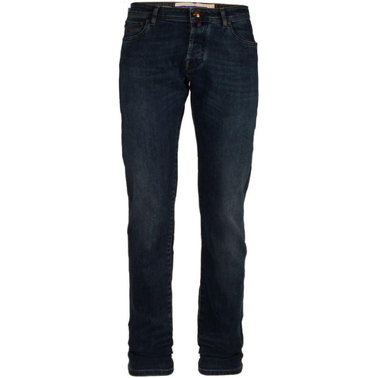 Jacob Cohen Blue Cotton Men's Slim Fit Jean Jacob Cohen