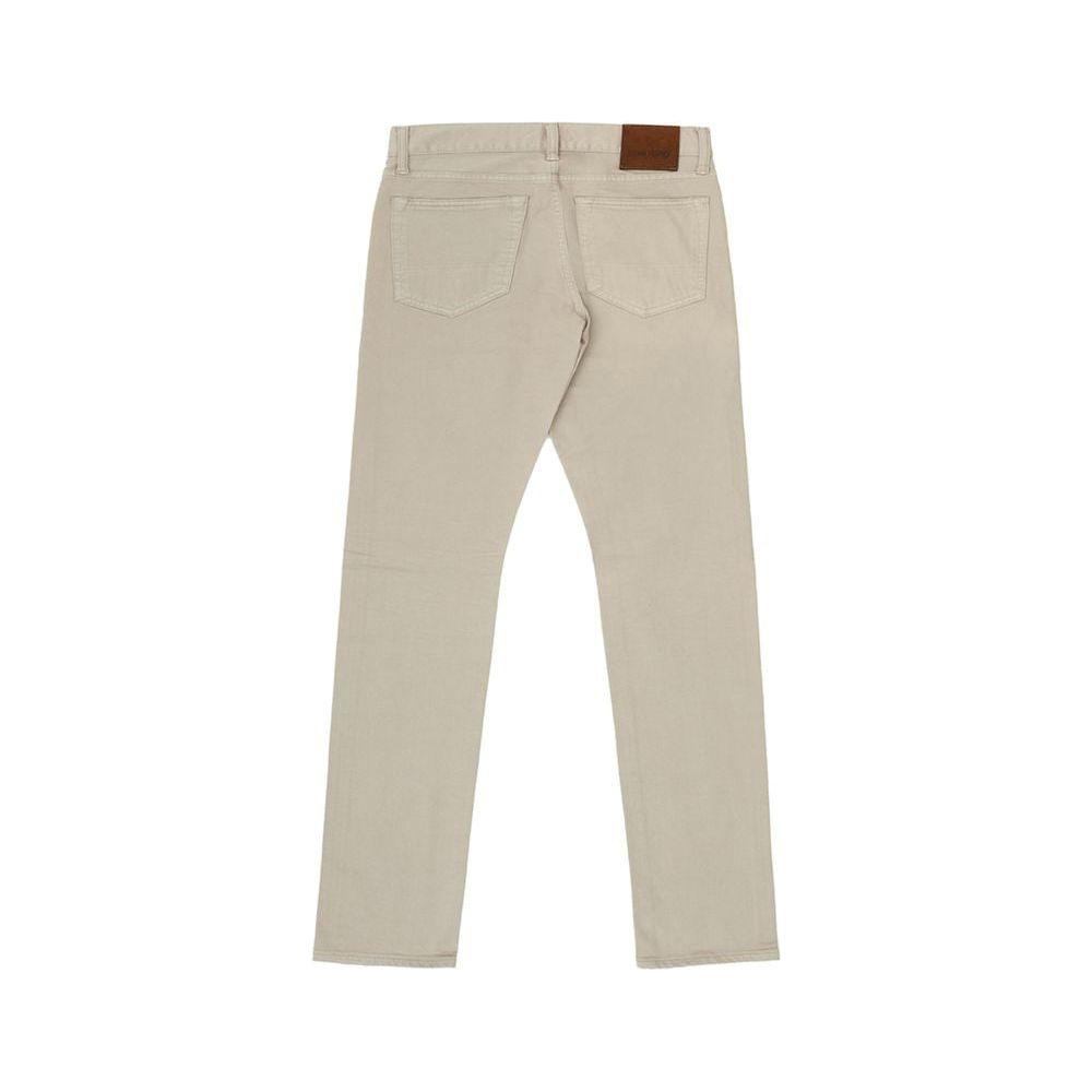 Tom Ford Beige Cotton Jeans & Pant Tom Ford