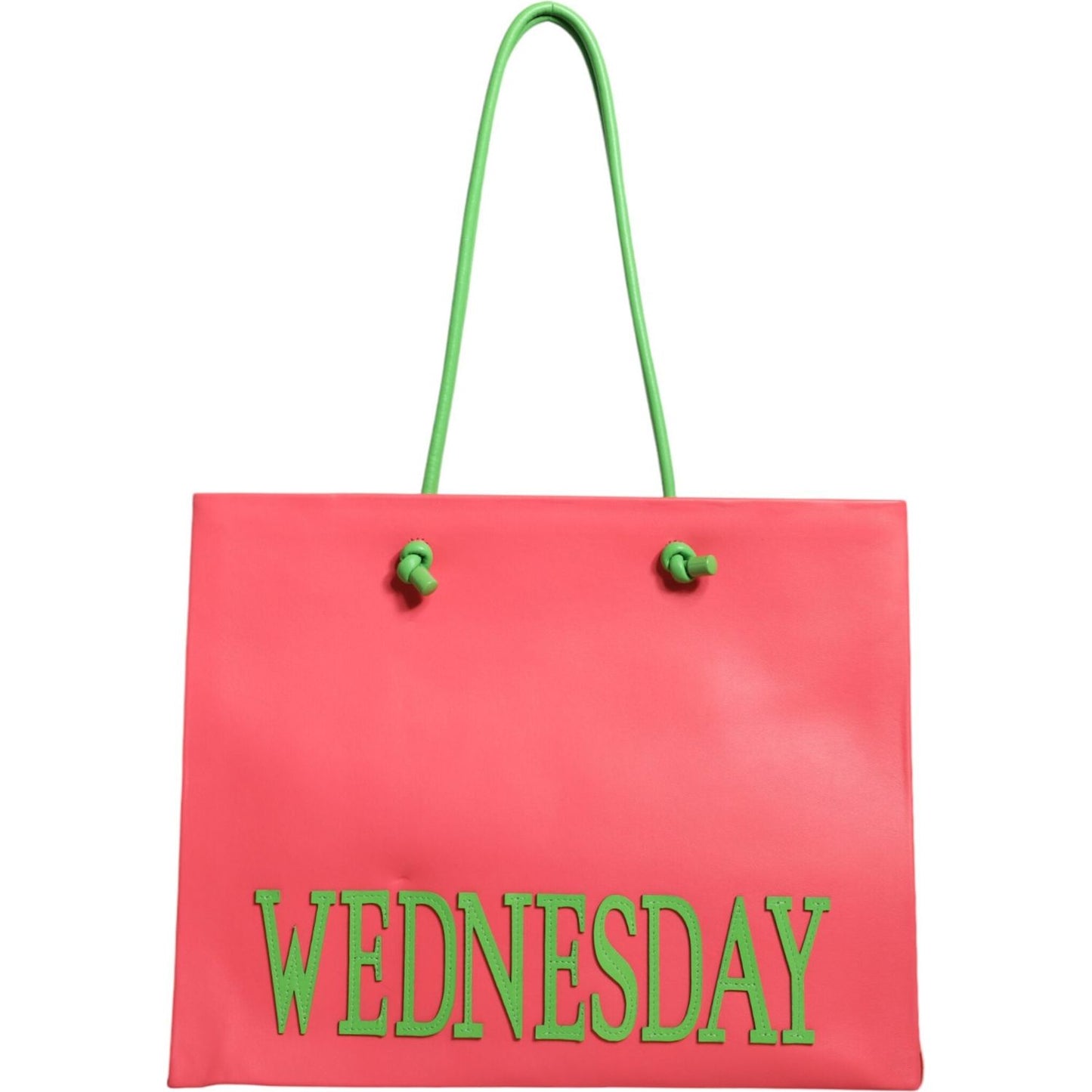 Alberta Ferretti Pink Leather Weekend Wednesday Shopping Tote Bag Alberta Ferretti