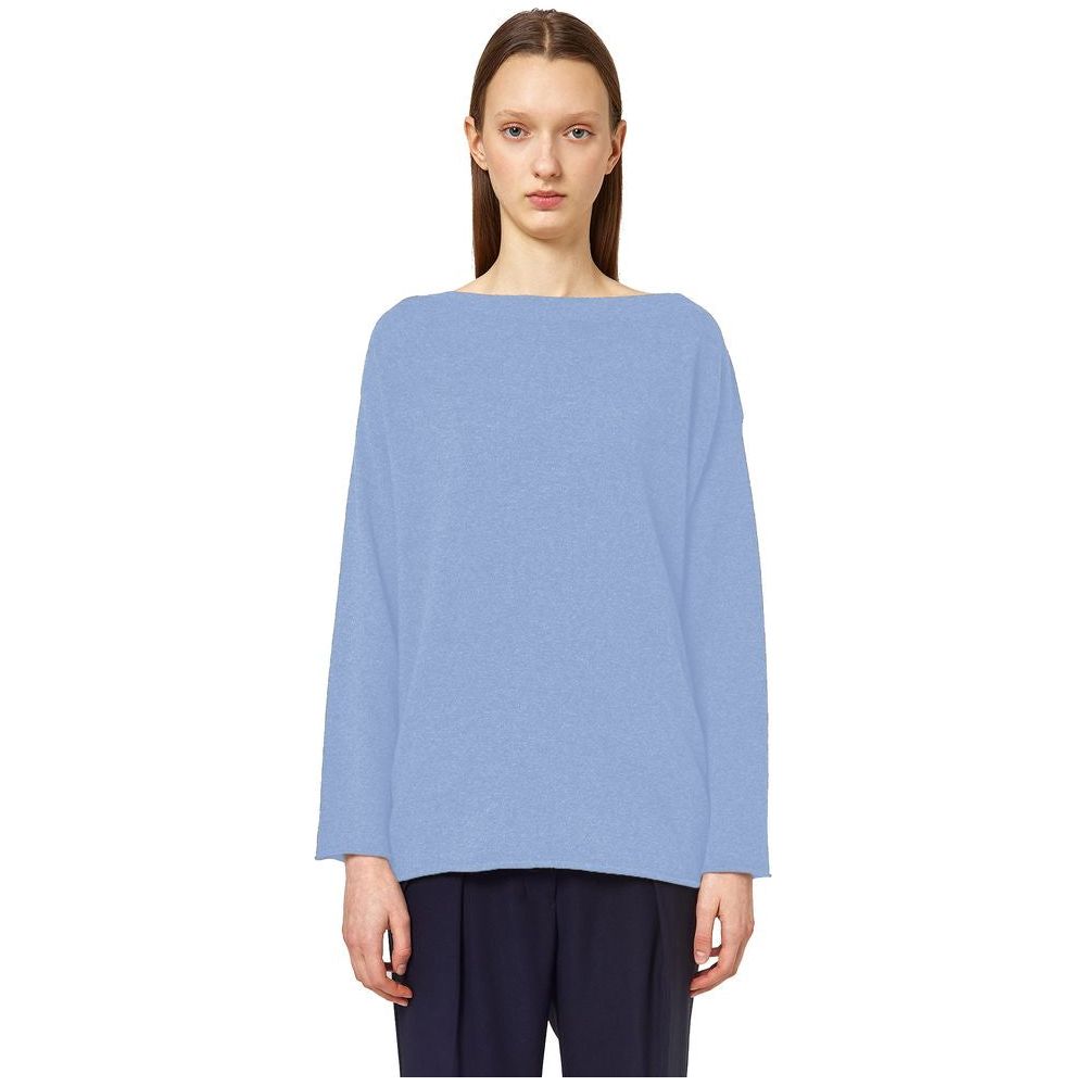 Alpha Studio Light Blue Cashmere Sweater Alpha Studio