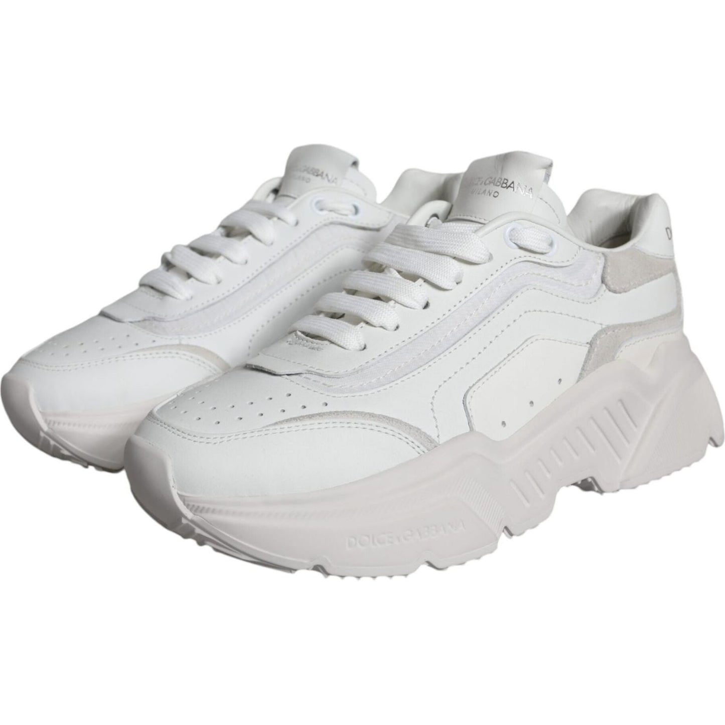 Dolce & Gabbana White Daymaster Low Top Sneakers Shoes Dolce & Gabbana