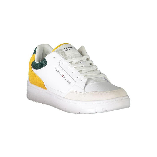 Tommy Hilfiger White Polyethylene Men Sneaker Tommy Hilfiger