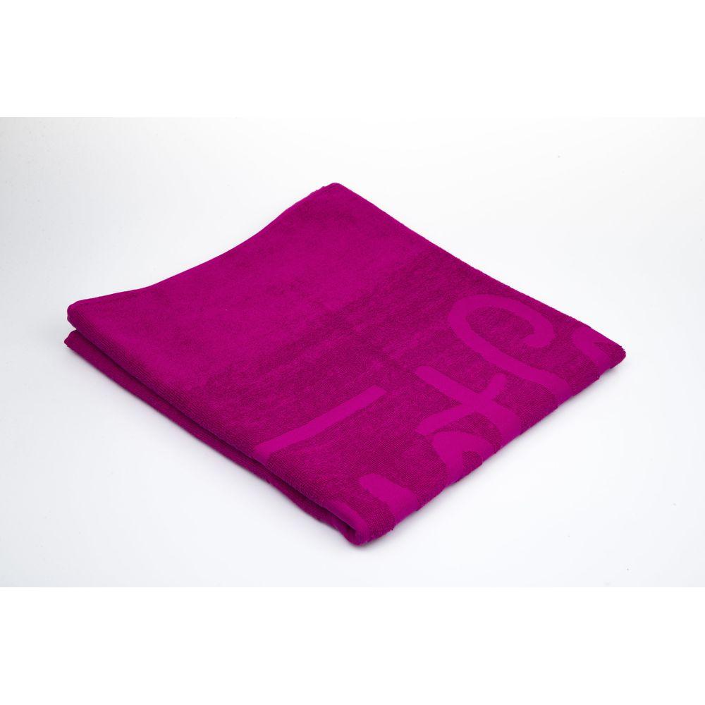 Just Cavalli Fuchsia Cotton beach towel Just Cavalli