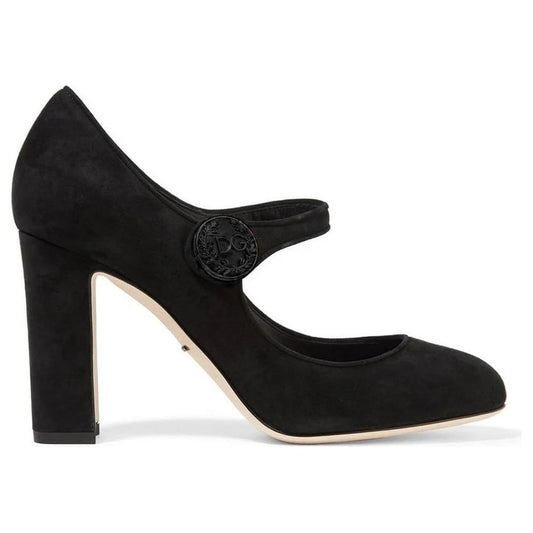 Dolce & Gabbana Black Leather Di Capra Pump Dolce & Gabbana