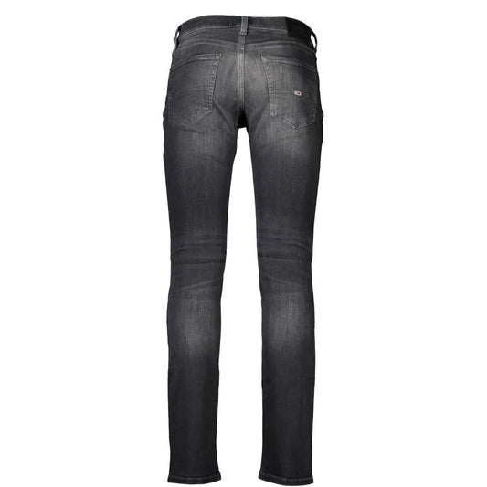 Tommy Hilfiger Black Cotton Jeans & Pant Tommy Hilfiger