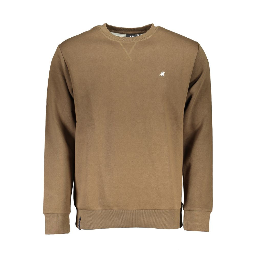 U.S. Grand Polo Brown Cotton Sweater U.S. Grand Polo