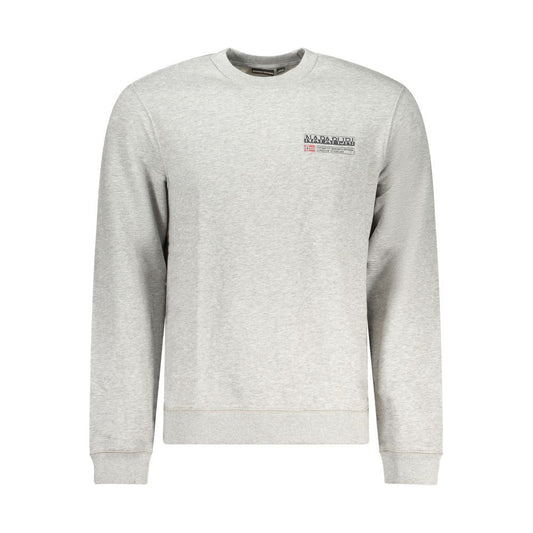 Napapijri Gray Cotton Sweater Napapijri