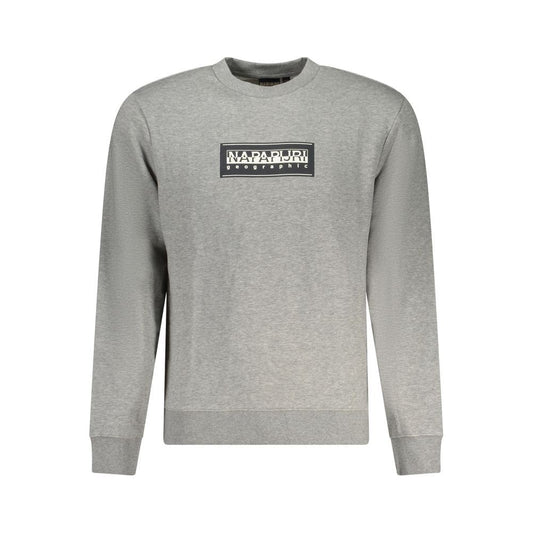 Napapijri Gray Cotton Sweater Napapijri