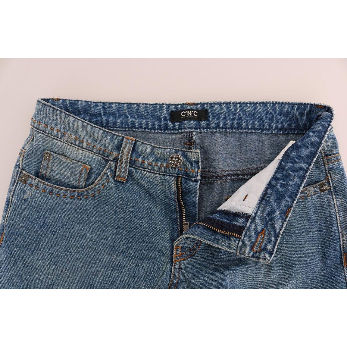 Costume National Blue Wash Cotton Classic Jeans