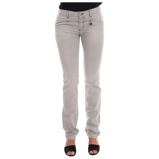 Costume National Sophisticated Gray Super Slim Jeans Costume National