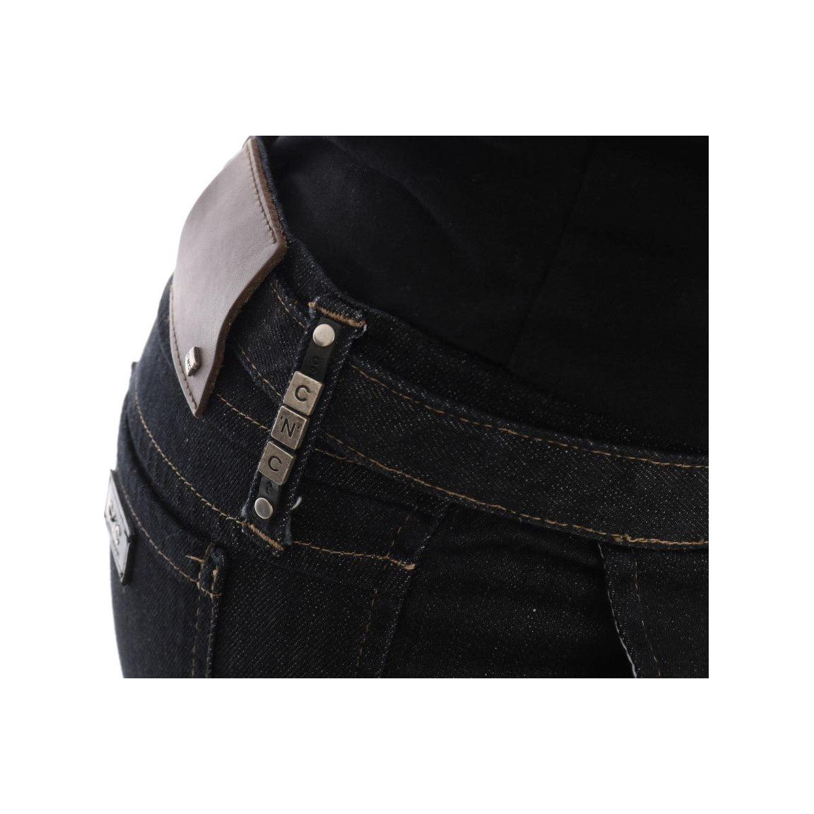 بنطلون جينز ضيق من القطن باللون الأزرق الداكن من كوستيوم ناشيونال سفيلتي