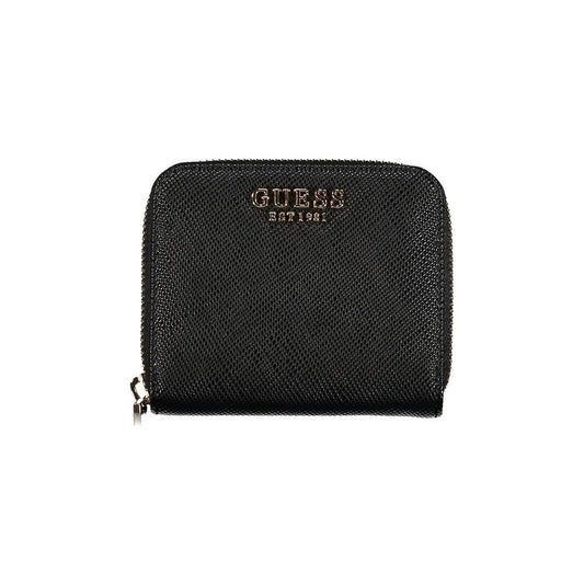 Guess Jeans Black Polyethylene Wallet Guess Jeans